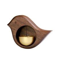 Carillon éolien moderne en bois sans fil à fixation murale pour porte d'entrée, sonnette d'avertissement pour commerçant, utilisation intérieure, articles de décoration pour la maison