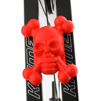 Stabilisateur de vibrations en caoutchouc AME Skull Bow Limbs Damper blanc, noir, rouge pour branches de tir à l'arc composé
