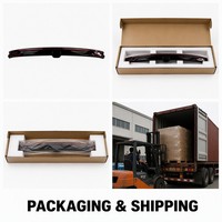 Feu arrière traversant Changan CS55PLUS, référence OE 4133110-AW05, étanche, rouge et noir, ensemble de feux de position arrière à LED
