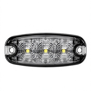 Nouvelle lampe de calandre d'urgence à 6 LED, étanche IP67, ultra-mince, 12V DC, pour camion, véhicule utilitaire, construction - Product Image 1