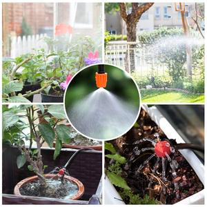 Kit d'irrigation goutte à goutte double 15m PVC ABS flexible, installation facile, système d'arrosage pour jardin et patio - Product Image 4