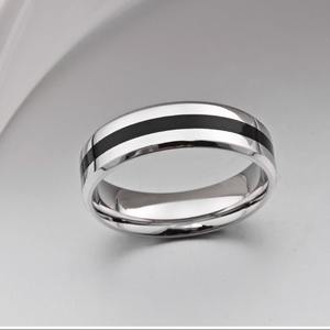 Titanium Steel <b>Ring</b> Geometric Design Unisex Fashion Jewelry Gift Occasion K-R062 - Product Image 3