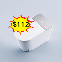 2026 New Model Luxury White Ceramic Electric Bidet Toilet One Piece Smart Toilet Remote Heated Seat Automatic Deodorization