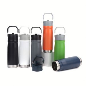 Innovador Termo de Viaje de Acero Inoxidable de 20oz con Tapa Plegable Deportiva, Aislamiento al Vacío, para Bebidas al Aire Libre y Hidratación - Product Image 1