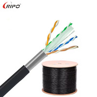 Alto rendimiento 305m/1000ft CAT6 U/UTP 4P BC Cable Ethernet para exteriores Cables de comunicación para una conexión de red robusta