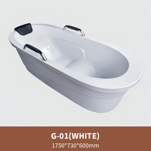 Baignoire autoportante en acrylique avec rideau d'eau, cascade, <span class=keywords><strong>surf</strong></span> aquatique, massage à air, design double baignoire pour salle de bain - Product Image 3