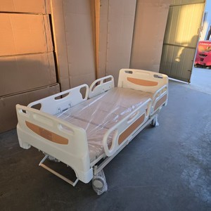 Cama de Hospital Manual con Doble Manivela Eléctrica Multifuncional para Adultos, de Acero Inoxidable 032614 - Product Image 2