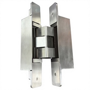 DOORPLUS RWD-9 Charnières de porte dissimulées robustes 3D réglables à 180 degrés en acier inoxydable moderne avec garantie de 3 ans - Product Image 3