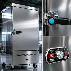 ตู้นึ่งข้าวอุตสาหกรรมสแตนเลส NG LPG สำหรับใช้ในบ้านหรือโรงแรม รับประกัน 1 ปี - Product Image 2