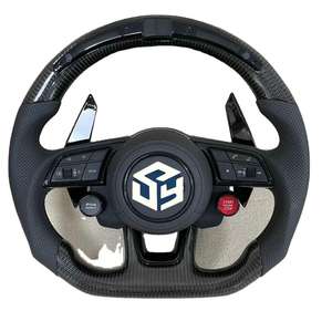 พวงมาลัยคาร์บอนไฟเบอร์สำหรับ <span class=keywords><strong>Audi</strong></span> A4 B6 B7 <span class=keywords><strong>R</strong></span> <span class=keywords><strong>Line</strong></span> S3 8V RS3 8V S4 B8 A5 B8 R8 Sline A3 8V A5 B8.5 B9 TT TTRS TTS <span class=keywords><strong>Q3</strong></span> Q5 Q7 - Product Image 1