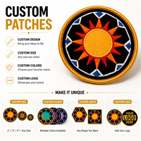 Patchs thermocollants brodés personnalisés pour chapeaux, vestes, vêtements – Appliques à transfert thermique en gros