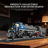 Ensemble de construction de locomotive à vapeur de 2947 pièces, modèle de train classique, jouet de construction ferroviaire de collection pour adultes et passionnés de trains