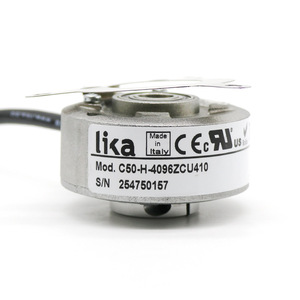 Codificador Rotatorio Lika C50-H-4096ZCU410 con Eje Hueco y Cables, Hecho en Italia - Product Image 4