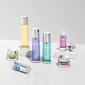 Tùy chỉnh chăm sóc da container Kem Jar mặt Toner Lotion chai mỹ phẩm chai và lọ thiết lập bao bì sang trọng cosmet Set chai - Product Image 3