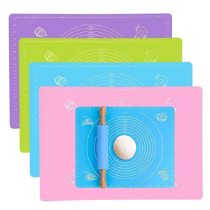 Custom Logo Silicone Pastry <b>Mat</b> Wholesale Non-Stick Silicone Baking <b>Mat</b> Reusable Silicone <b>Rolling</b> <b>Mat</b> - Product Image 4