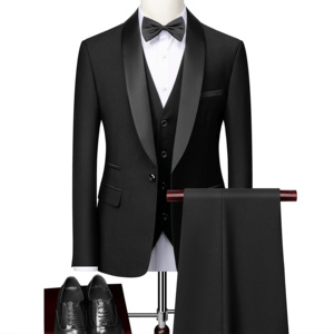 Costumes de smoking pour hommes TR, Robes de bal, Smoking bordeaux, Costumes 3 pièces pour hommes, <span class=keywords><strong>Costume</strong></span> homme coupe ajustée, Smoking homme - Product Image 2
