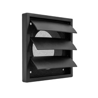 Système d'air frais, cache-lamelles carré pour balcon, climatisation centrale, ventilation réglable, lamelles auto-suspendues