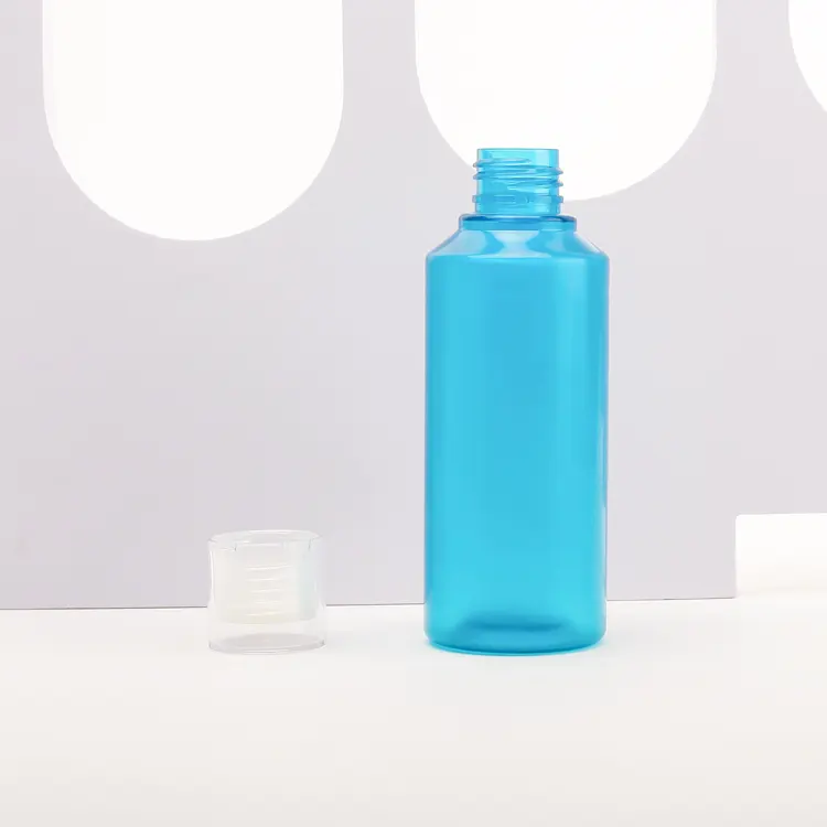 Free Sample Color Custom cosmetic plastic bottle pet plastic bottle for skin care cosmetic 160ml
