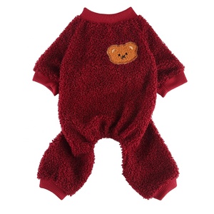 Luxury <strong>Korean</strong> Designers <strong>Dog</strong> Clothes XL Winter Warm Fleece Bear Pajamas Polyester Animal Shirt Spring Summer Use Cute <strong>Costume</strong>