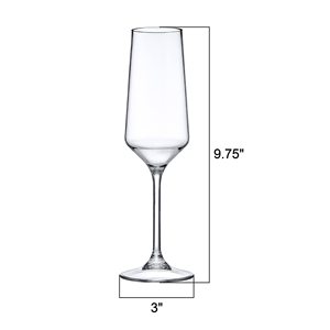 Bicchieri di <span class=keywords><strong>vino</strong></span> <span class=keywords><strong>in</strong></span> <span class=keywords><strong>plastica</strong></span> personalizzati da 8 once all'ingrosso <span class=keywords><strong>per</strong></span> la festa nuziale champagne flauti bicchieri - Product Image 5