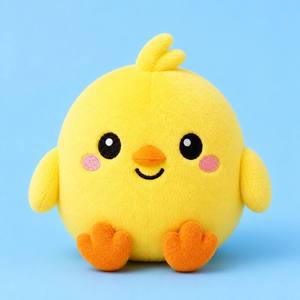 Morbido <span class=keywords><strong>Peluche</strong></span> a Forma di <span class=keywords><strong>Pulcino</strong></span>, Simpatico Giocattolo Giallo per Bambini, Decorazione Pasquale Kawaii, Regalo Festivo Personalizzabile OEM - Product Image 2