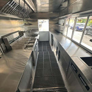 Meilleures ventes : Équipement de grillades sur mesure, Camion de restauration BBQ, Camionnette de cuisine, Remorque de concession alimentaire, Chariot mobile pour tacos et café, Restaurant - Product Image 5