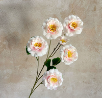 Groothandel handgemaakte zijden pioenrozen kunstbloemen nep pioenrozen voor huisdecoratie & bruidsboeketten