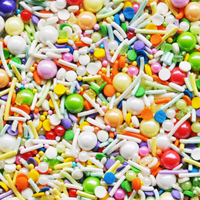 Bakerpan White-Black Jimmies Sprinkles - 6 Ounces Edible Sprinkles For Cake - View #9