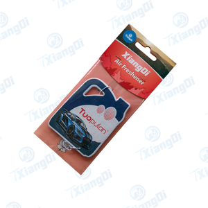 Carta appesa di lusso buon profumo profumo di carta nera deodorante per auto odore con Logo personalizzato - Product Image 2