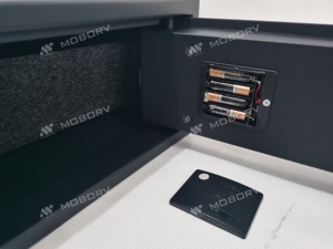 Caja de Depósito de Acero Negra MOBORV para Autocaravana, Caravana y Vehículo Recreativo - Almacenamiento <span class=keywords><strong>Seguro</strong></span> de Piezas y Accesorios - Product Image 4