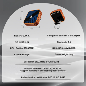 Nouvel adaptateur USB CarPlay sans fil 2-en-1 CP030-3 pour Land Rover avec affichage <span class=keywords><strong>YouTube</strong></span> et Android Auto - Product Image 6