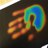 Encre caméléon thermochromique revêtement à base d'eau à cristaux liquides 6 couleurs changeantes
