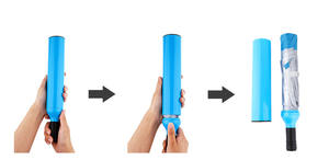 Paraguas con forma de botella de vino, diseño personalizado, nuevo, promocional, barato, para regalo - Product Image 3