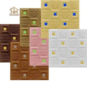 Sofisticado technologies-papel tapiz de espuma 3d pe para decoración de pared, pegatina de pared de espuma xpe autoadhesiva - Product Image 1