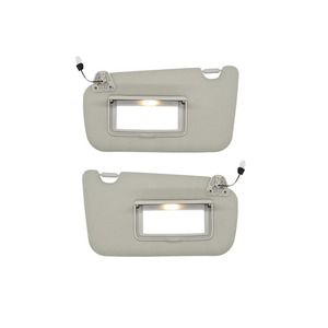 Nissan Sun Visor 96401-3SG8A Grey Pair Roof Mounted With <b>Light</b> For 2013-2019 Sentra - Product Image 4