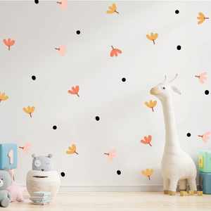 Adesivi <span class=keywords><strong>Murali</strong></span> Decorativi a <span class=keywords><strong>Pois</strong></span> Fai-da-Te per Camerette di Bambini, Asili e Scuole, Decalcomanie <span class=keywords><strong>Murali</strong></span> Boho - Product Image 5