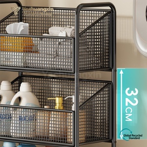 Cesta de Almacenamiento Yachuangxin, Rectangular, de Pie, Ajustable, Ecológica, Diseño Moderno, Organizador de Plástico - Product Image 4