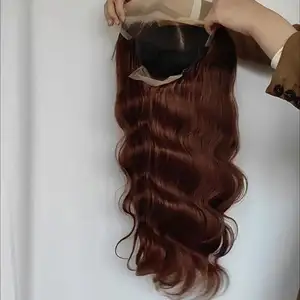 Factory Black Brown Blue Striped Dyed Long Straight Hair with Bangs Wig Matte Soft Rose Net Wig
