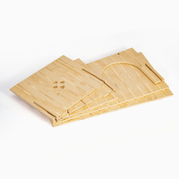 En stock : Cabane en bois pour lapin, habitat décoratif pour animaux de compagnie, jouet pour lapin, cabane en bois détachable pour lapin, cachette pour hamster