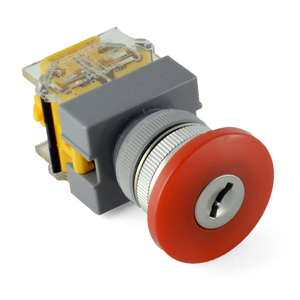 Interruptor de botón tipo hongo ONPOW 22mm LAS0-Q-11YM-21 - Product Image 3