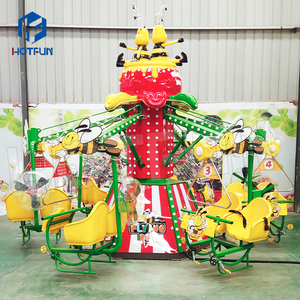 Manège de parc d'attractions amusant, dynamique, impérial, épique, inégalé, durable, en fibre de verre et métal, pour utilisation en jardin et dans les parcs de trampolines - Product Image 2