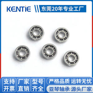 Fournisseur direct d'usine de roulements à billes à gorge profonde miniatures en acier inoxydable de type ouvert S618/1.5 1.5*4*1.2mm - Product Image 5