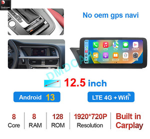 10.25 "8 + 256G Qualcomm Android 13 Cho Audi A4 A5 B8 2009 2016 Hệ Thống Thông Minh GPS Navigation Đa Phương Tiện Không Dây Carplay - Product Image 6
