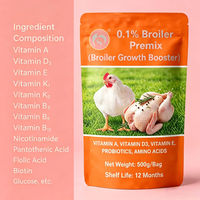 Promoteur de croissance pour poulets de chair 500g, additif alimentaire pour volailles, prémélange vitaminique pour poulets, pour fermes africaines
