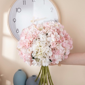 ดอกไฮเดรนเยียประดิษฐ์ CallaFloral ก้านเดี่ยว สีชมพูขาว ช่อดอกไม้งานแต่งงาน ดอกไม้ตกแต่ง MW52665 - Product Image 1