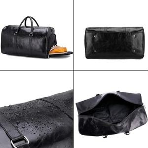 Wholesale <b>Leather</b> <b>Duffle</b> <b>Bag</b> with Customized logo Travelling <b>Bag</b> Hand Carry <b>Leather</b> High Quality - Product Image 3