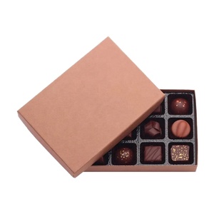 Caja de Regalo Cuadrada Personalizada Reciclable con Impresión de Tinta de Soya para Regalos de Navidad, Dulces, Galletas y Chocolates - Product Image 2