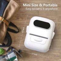 Imprimante d'étiquettes autocollantes de haute qualité 20-57 mm, imprimante portable mini sans fil mobile avec produits en stock