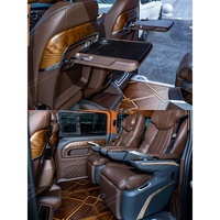Kit de garnitures intérieures de luxe JDMCMA dernière version, en plastique, personnalisé pour Mercedes-Benz Classe V V250 V260 V260L Metris
