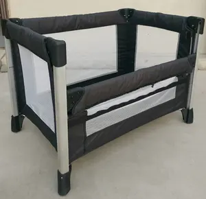 Corralito plegable para bebés con diseño de un solo paso